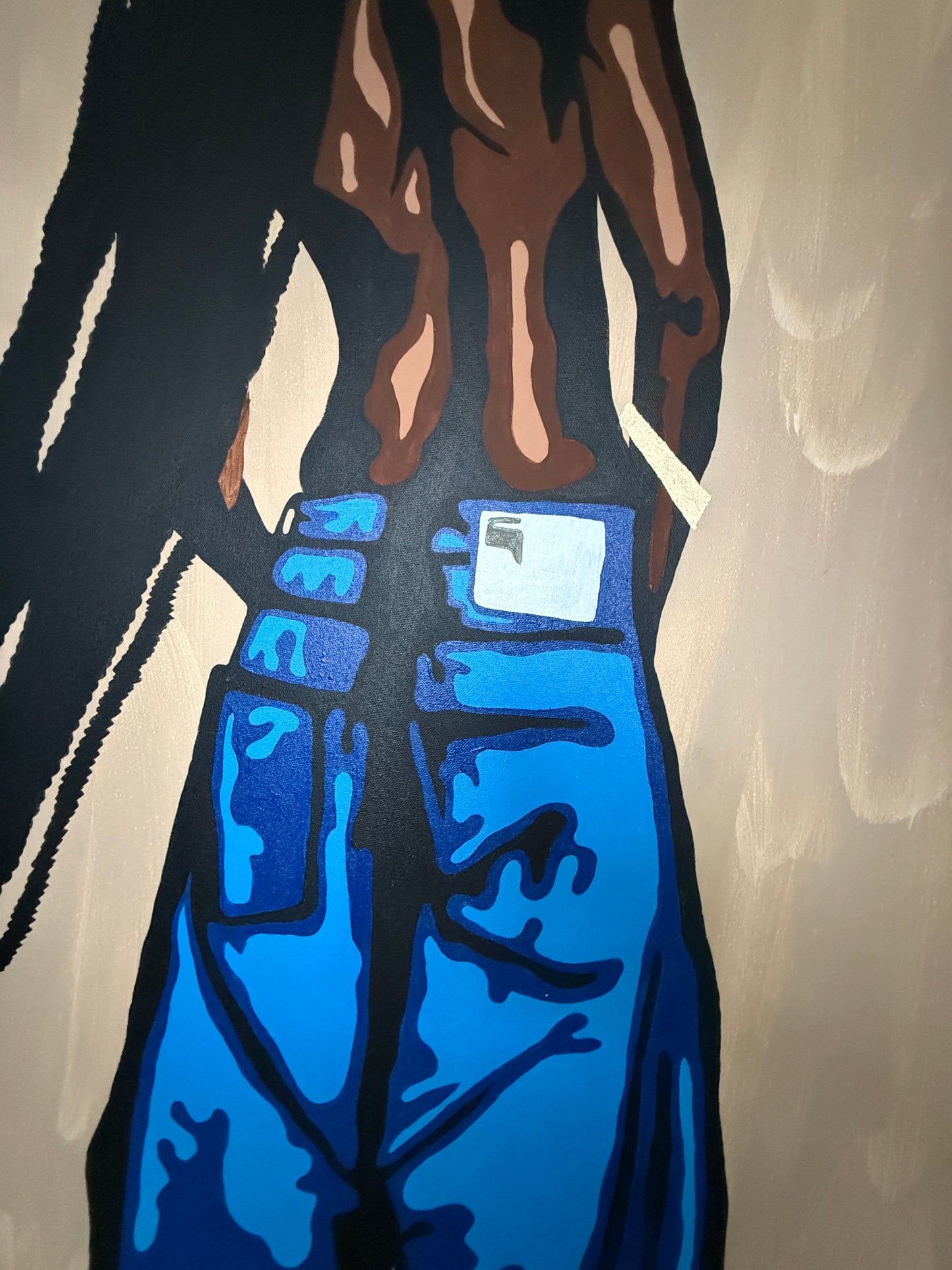 Braids + Baggy Jean Canvas