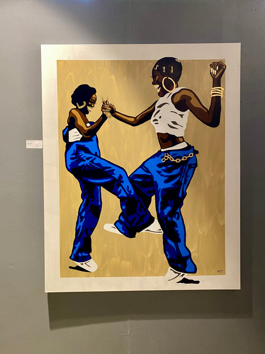 Handshake Canvas - Momma Lips Draws