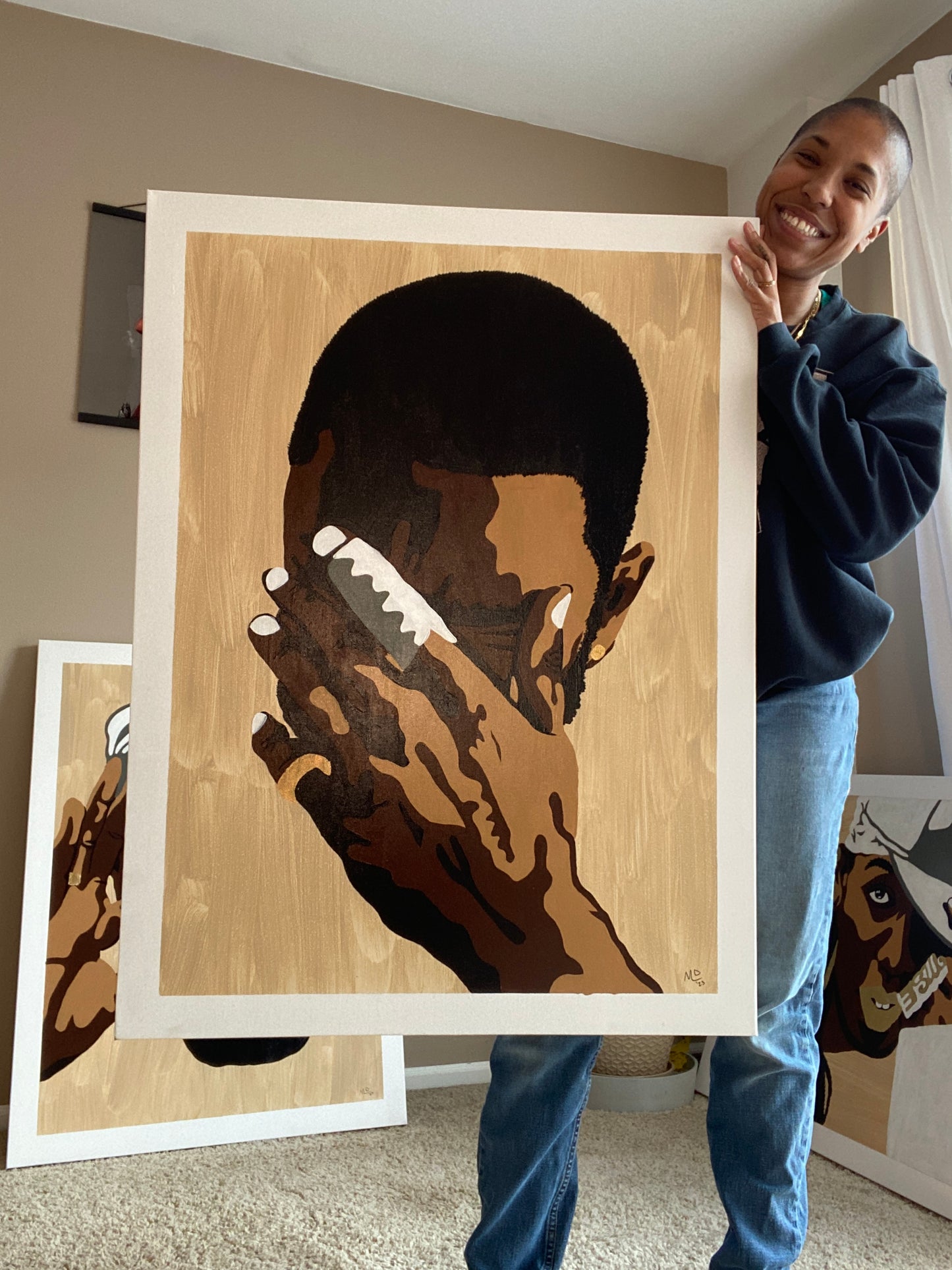 Boys Don't Cry - Frank Portrait - Momma Lips Draws