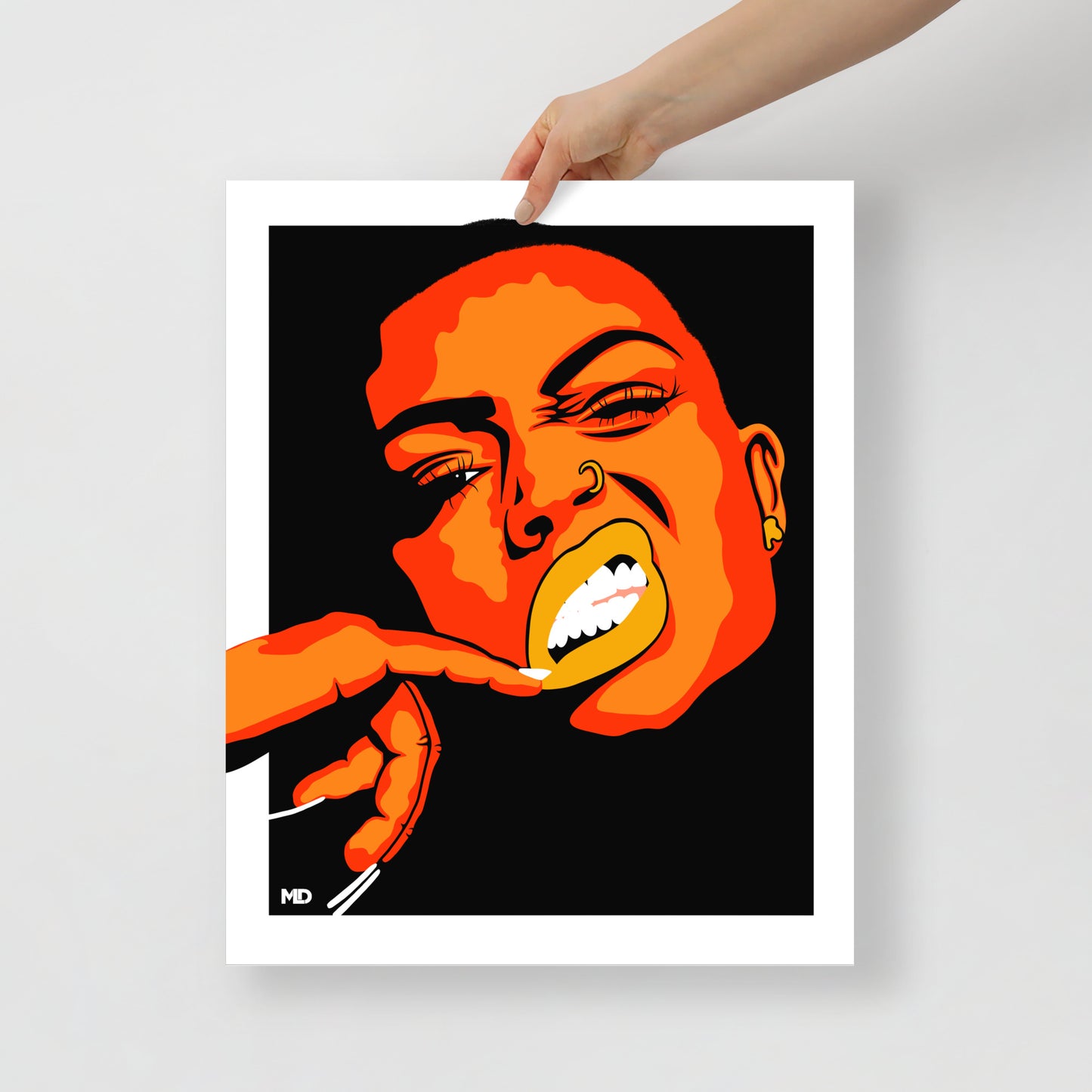 Don't Give In Print - Momma Lips Draws