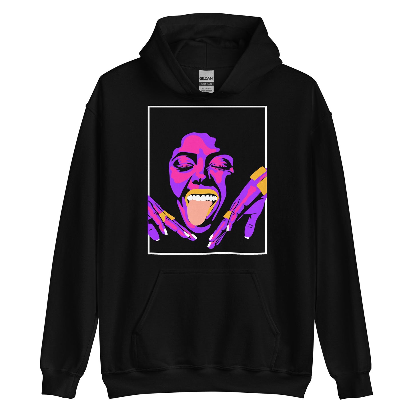 Neon #1 Hoodie - Momma Lips Draws