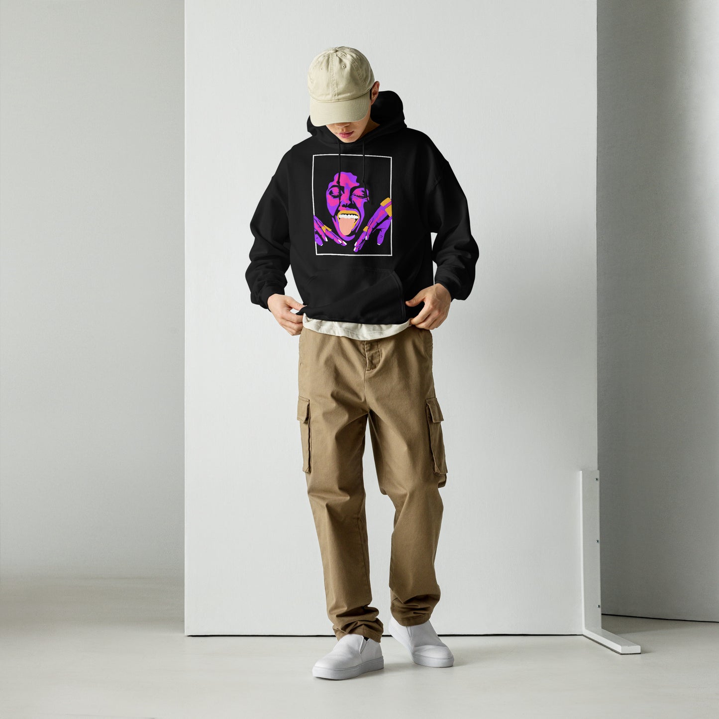 Neon #1 Hoodie - Momma Lips Draws