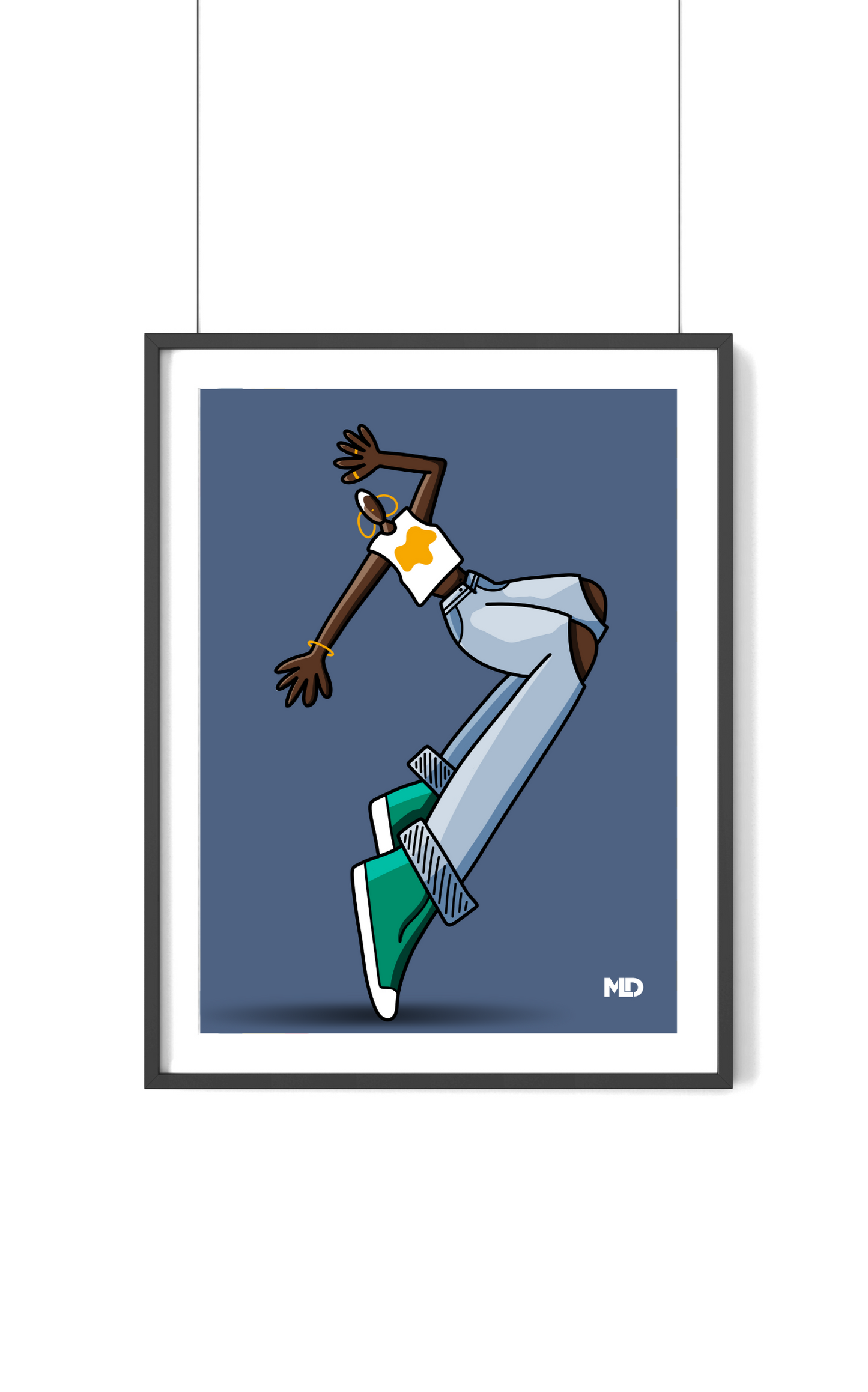 A Vibe Art Print - Momma Lips Draws