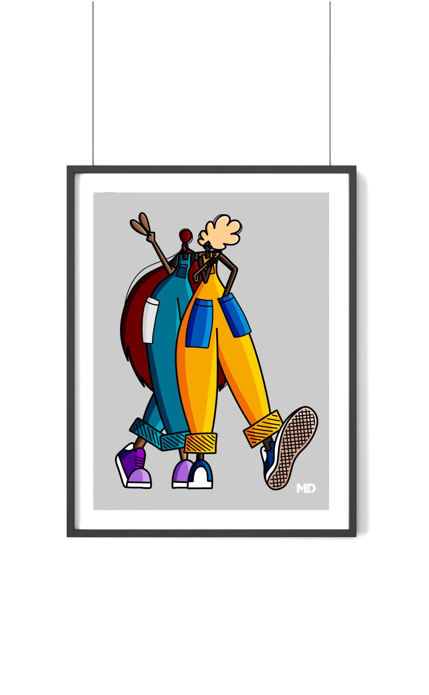 Besties Art Print