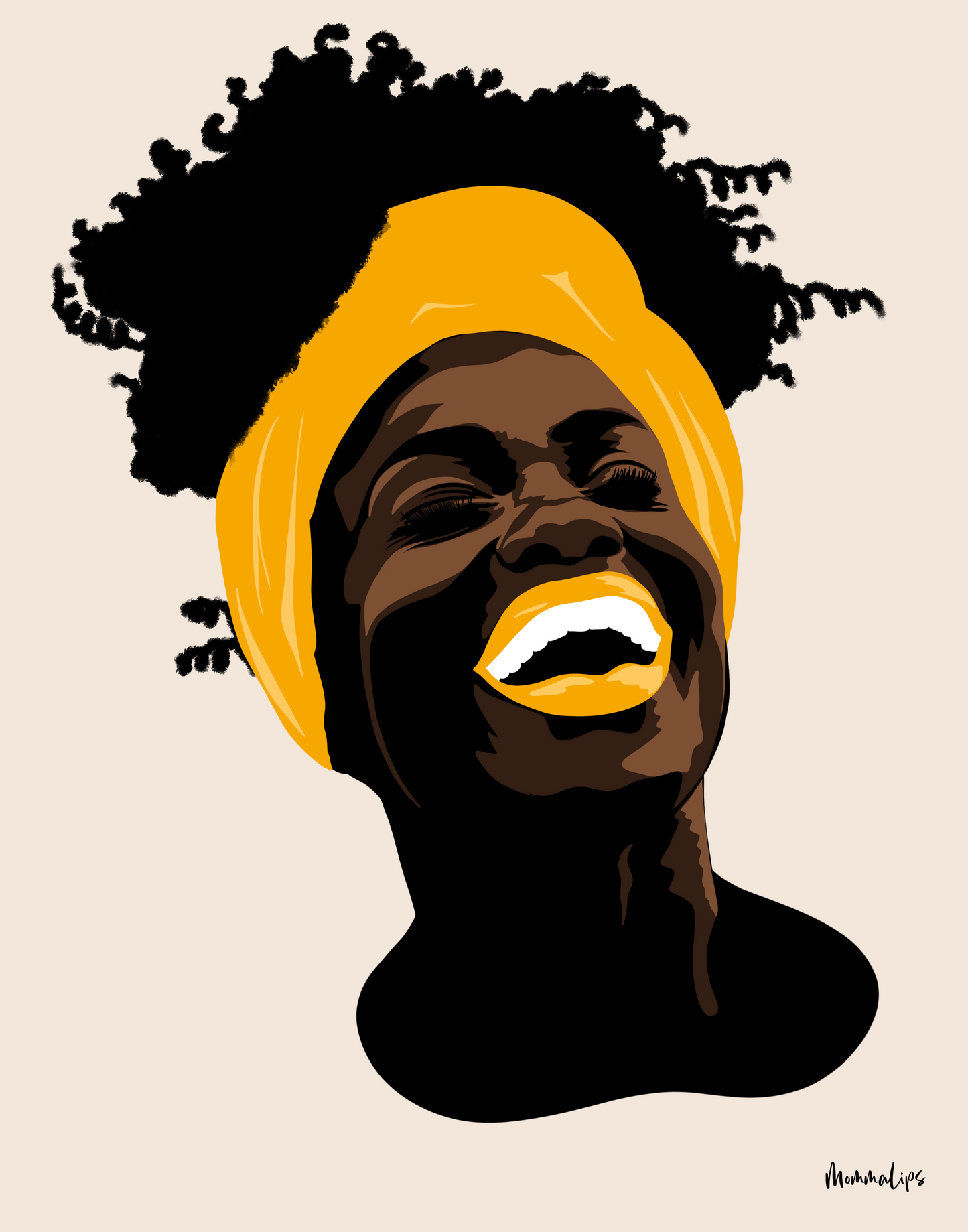 Elated Print - Momma Lips Draws