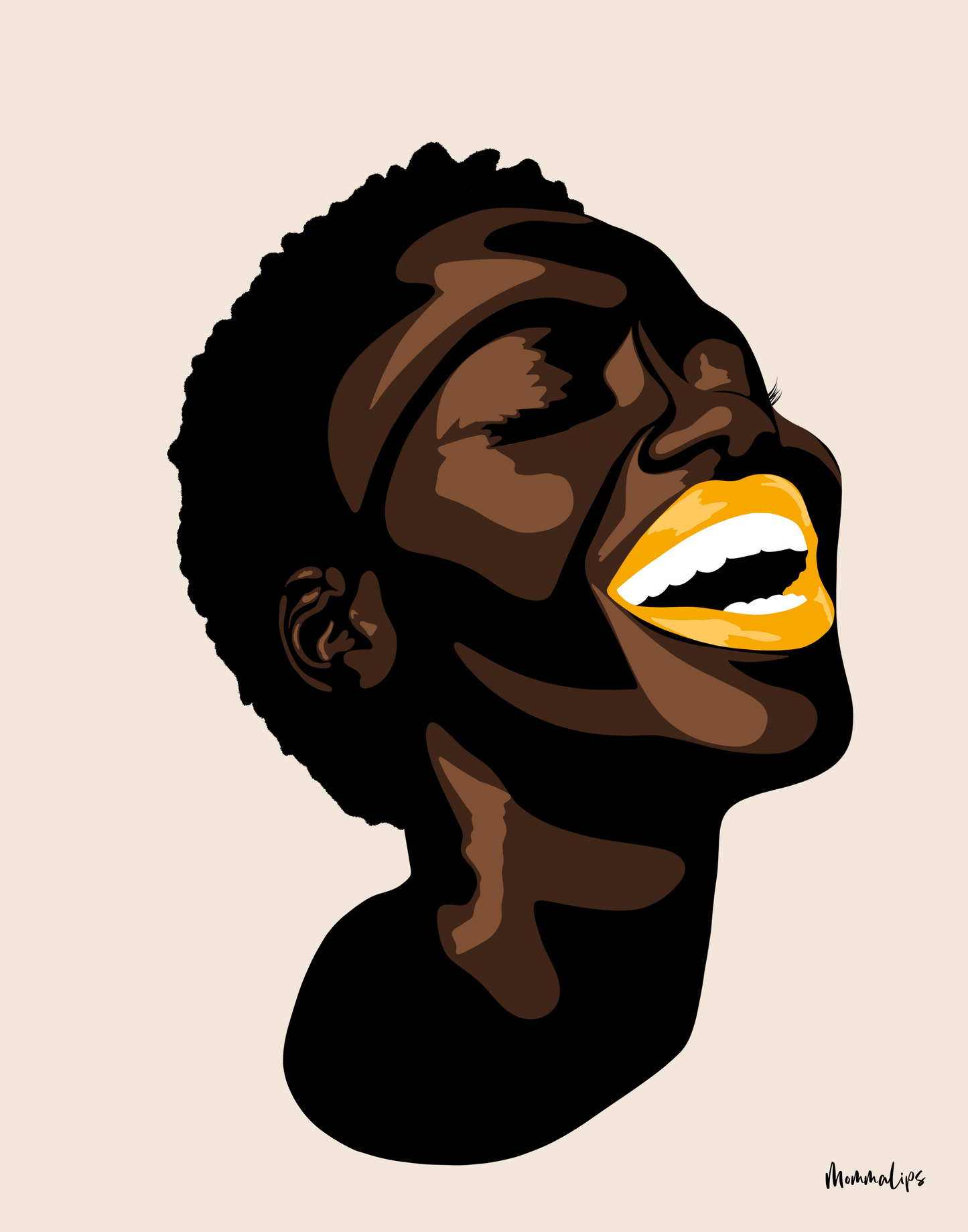 Playful Print - Momma Lips Draws