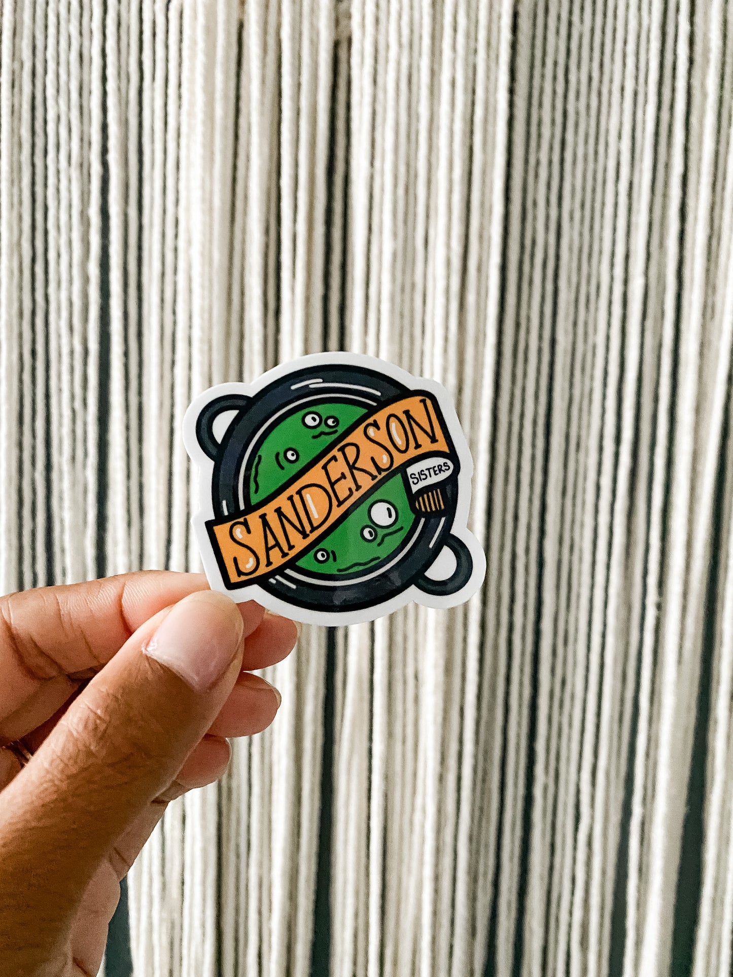 Sanderson Sisters Cauldron Sticker