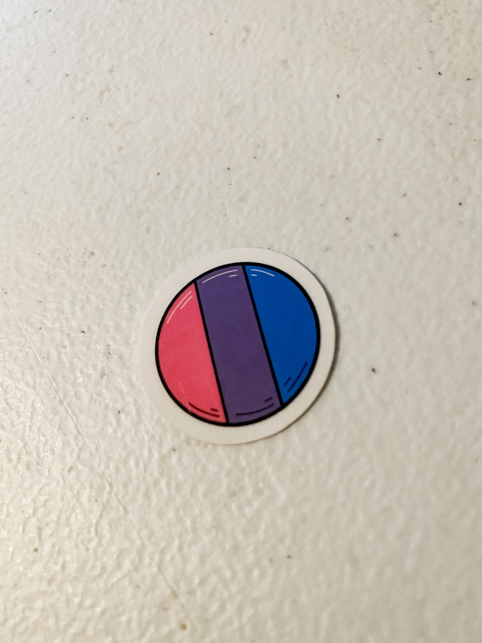 Single LGBT sticker (bisexual)