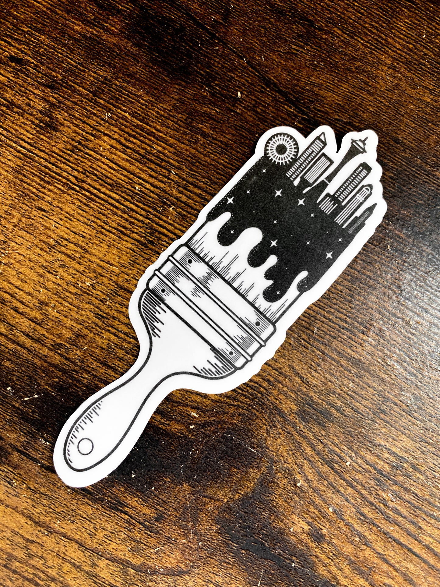 Paint the City Sticker - Momma Lips Draws