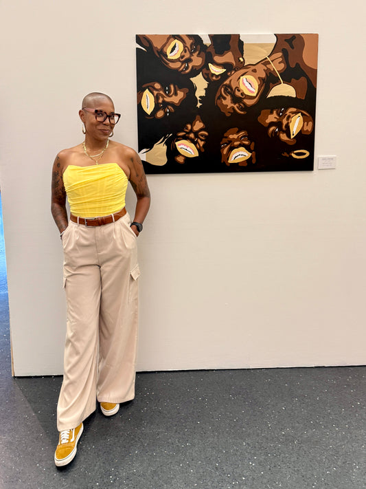 It's the Joy for Me Canvas - Momma Lips Draws