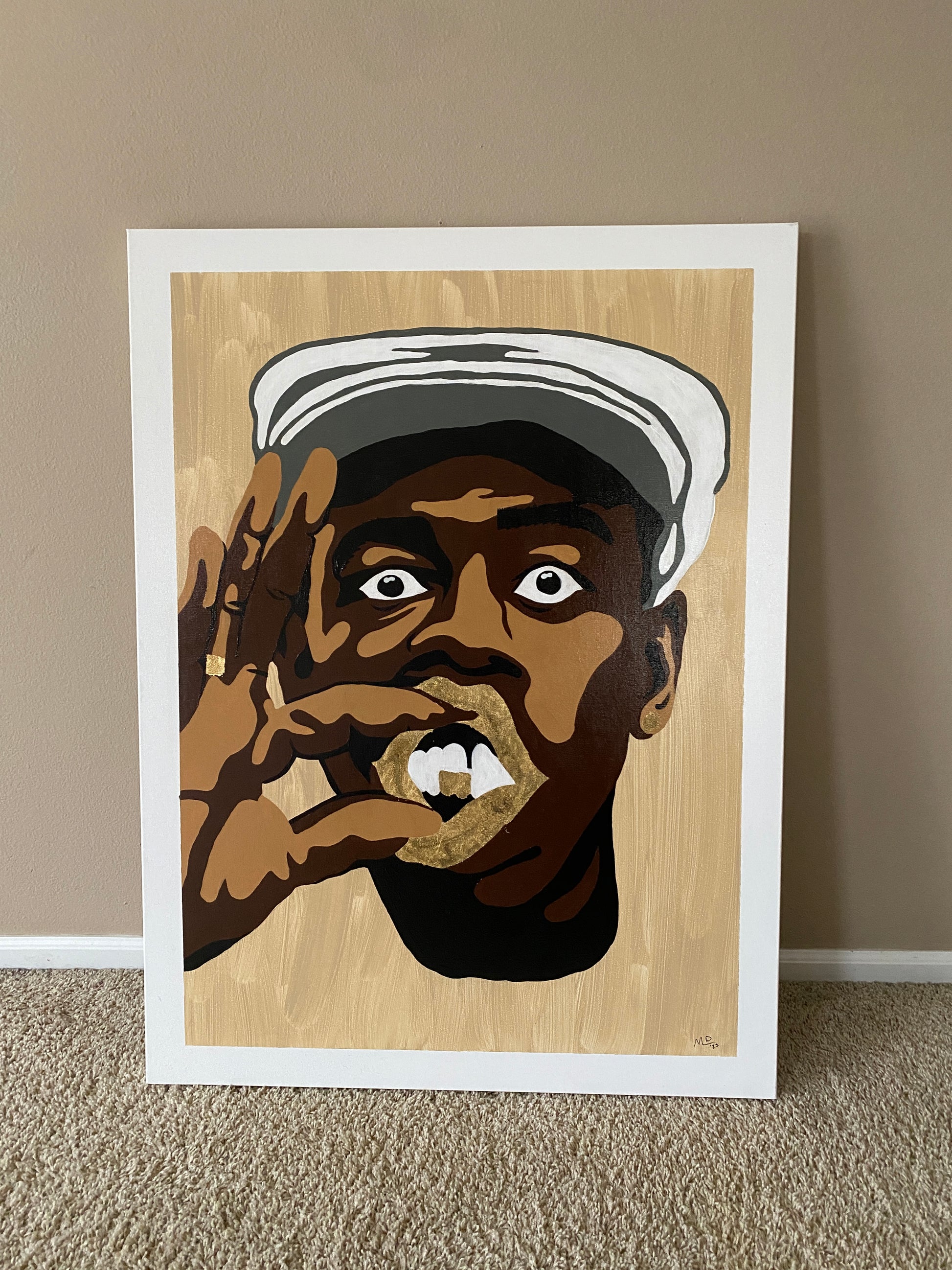 Flower Boy - Tyler Portrait - Momma Lips Draws