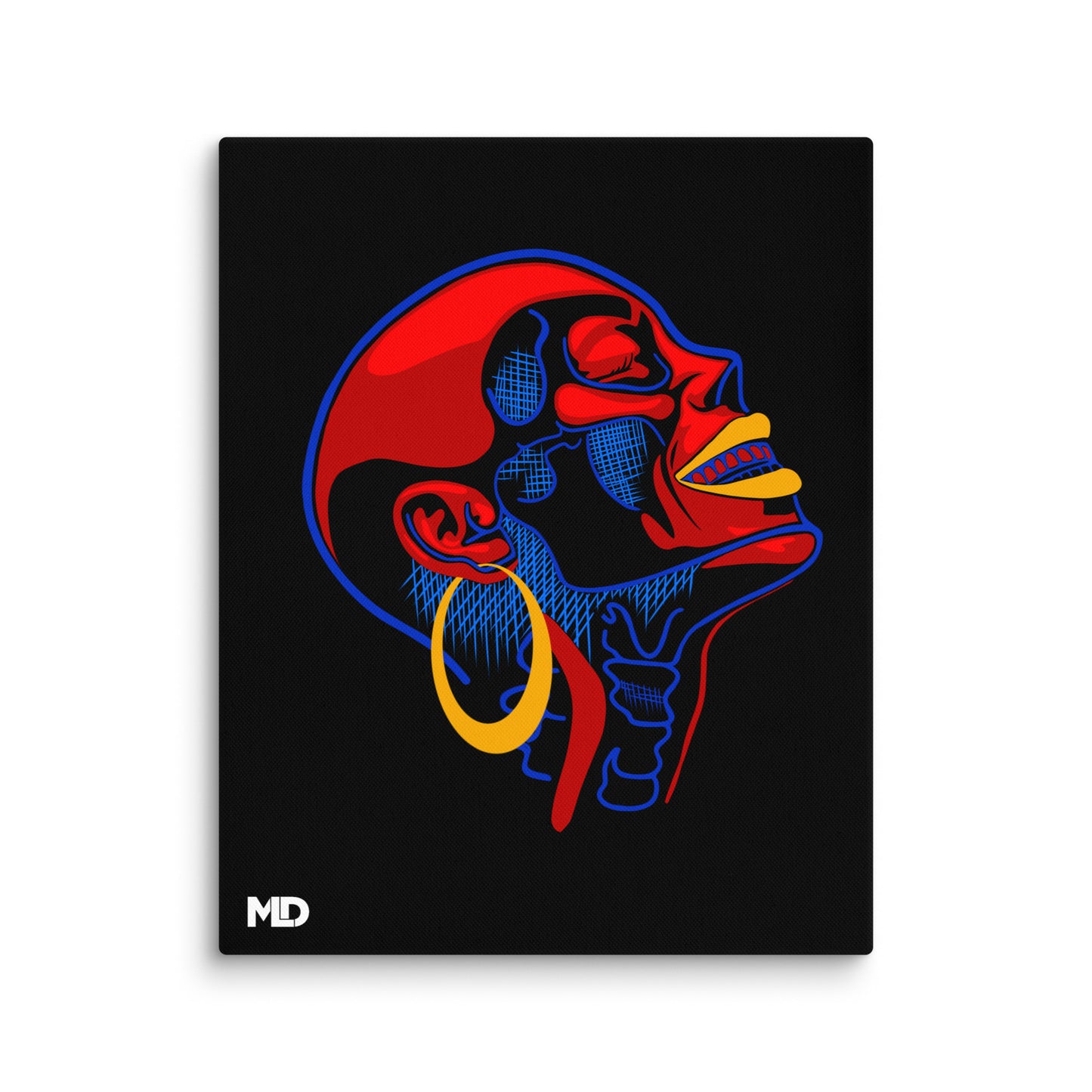 To Live Canvas Print - Momma Lips Draws