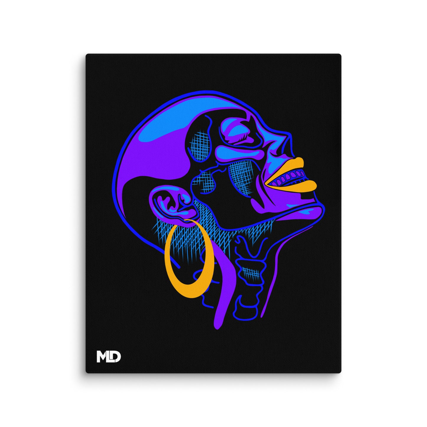 To Live Canvas Print - Momma Lips Draws