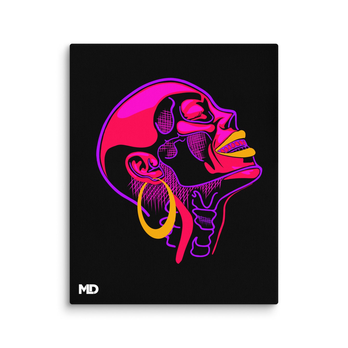 To Live Canvas Print - Momma Lips Draws