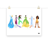 Disney Princesses - Momma Lips Draws