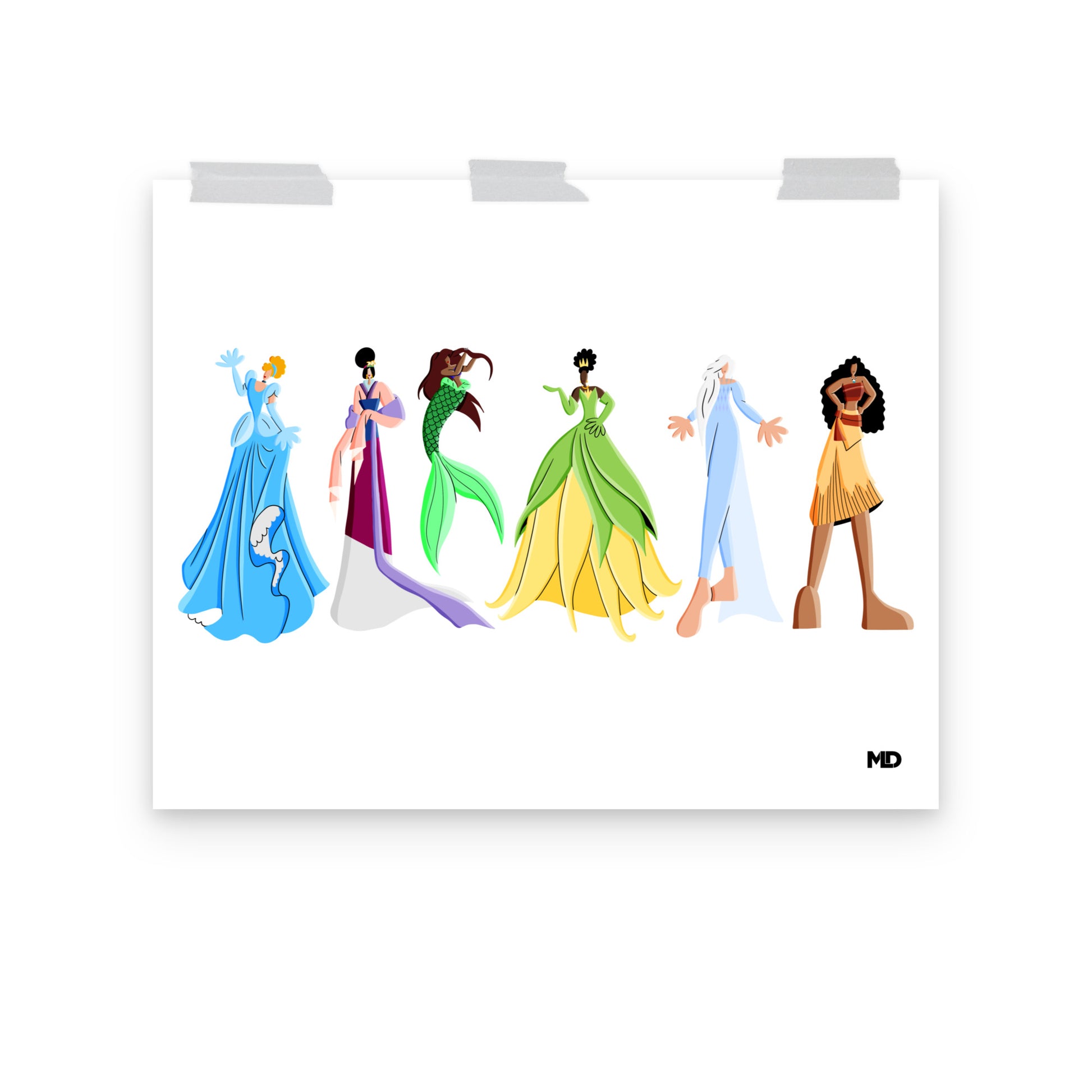 Disney Princesses Momma Lips Draws Disney Princesses Momma Lips Draws
