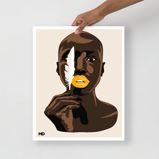 Supportive Print - Momma Lips Draws
