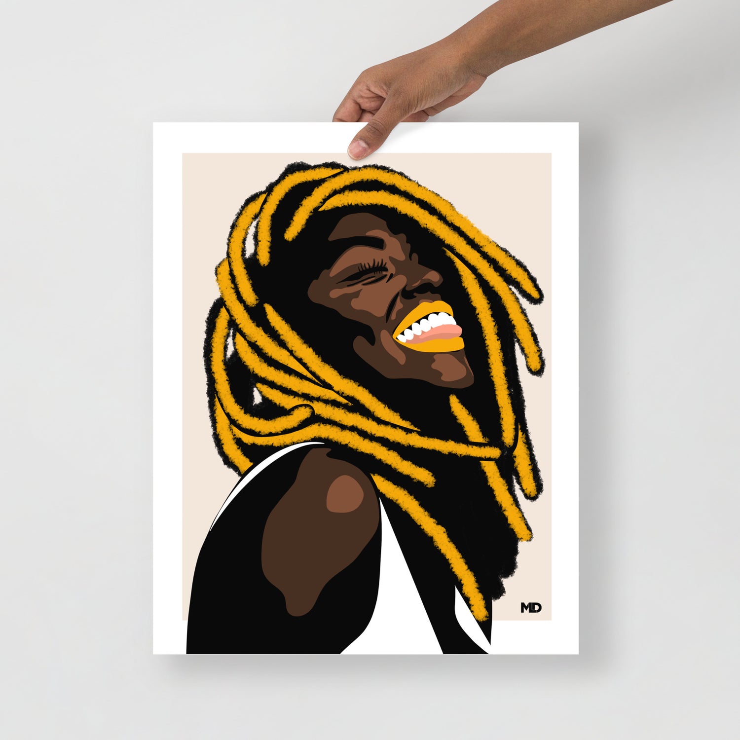 Crown of Gold Print - Momma Lips Draws