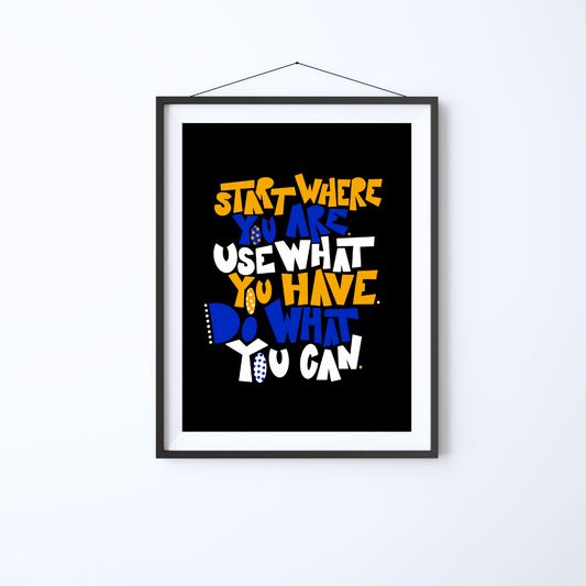 Start Where You Are Print